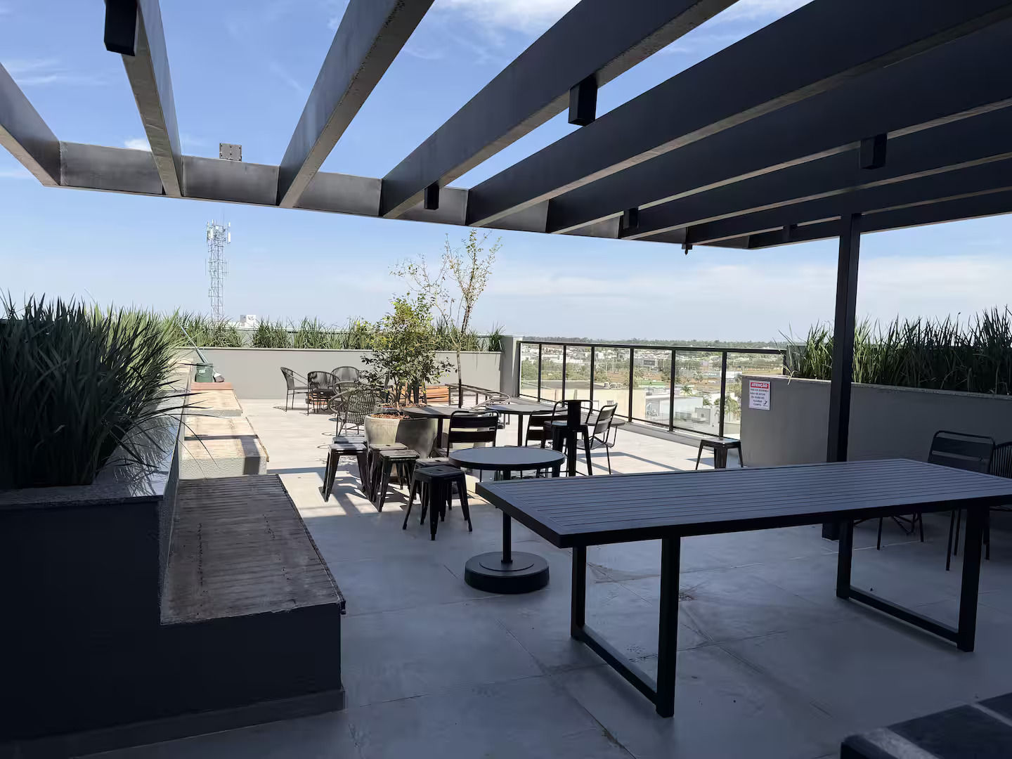 Área comum com vista do Hotel In Loft