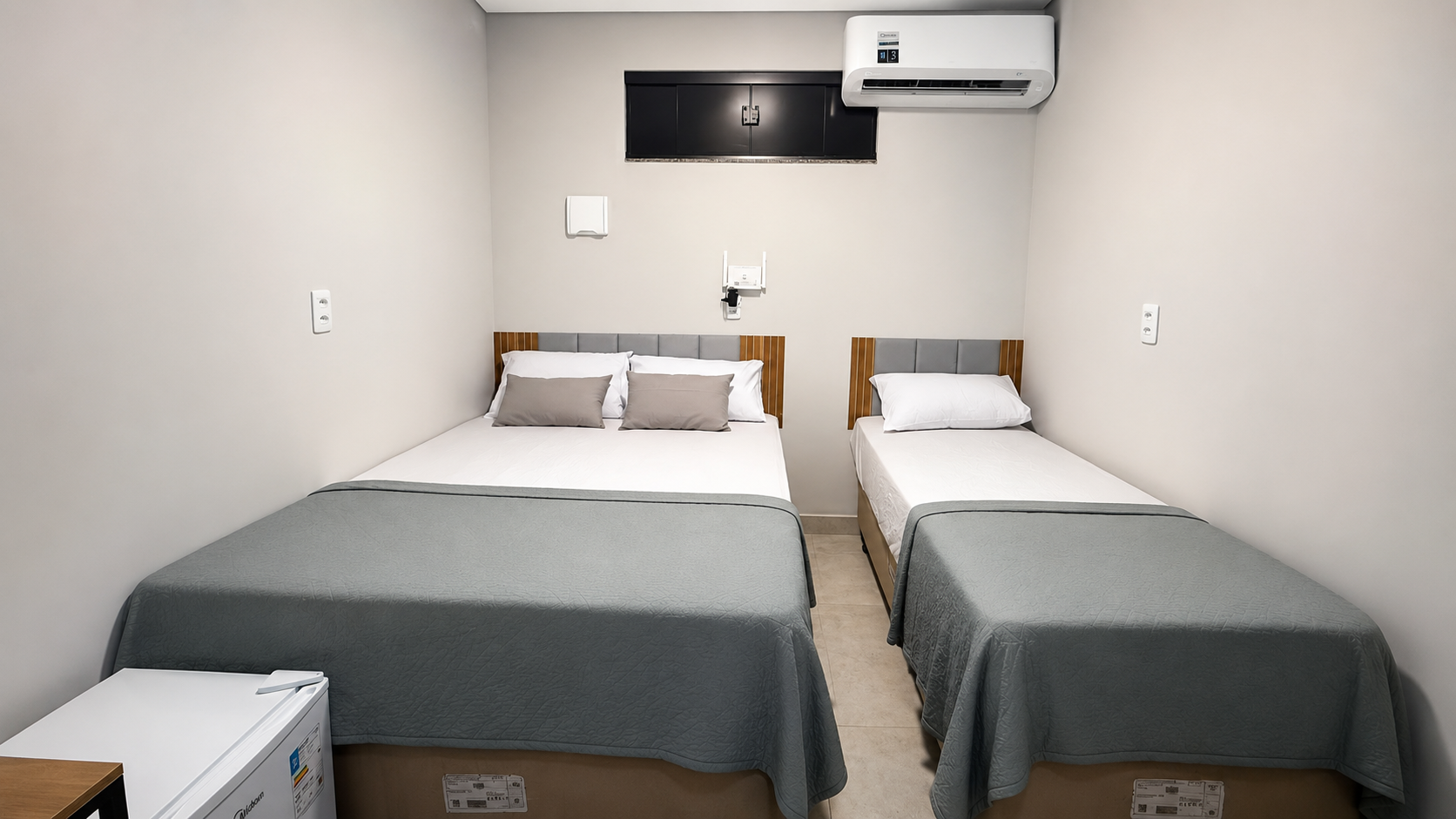 Camas da Unidade Paris do Hotel In Loft